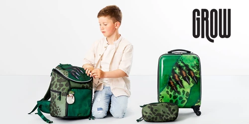 Grow skoletasker og kufferter til børn. Stort udvalg hos NEYE