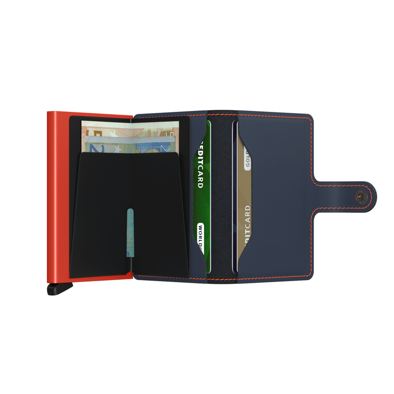 Secrid Kortholder Mini wallet Blå/orange 3