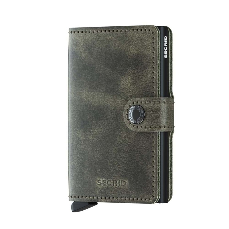 Secrid Kortholder Mini wallet Oliven/sort 1