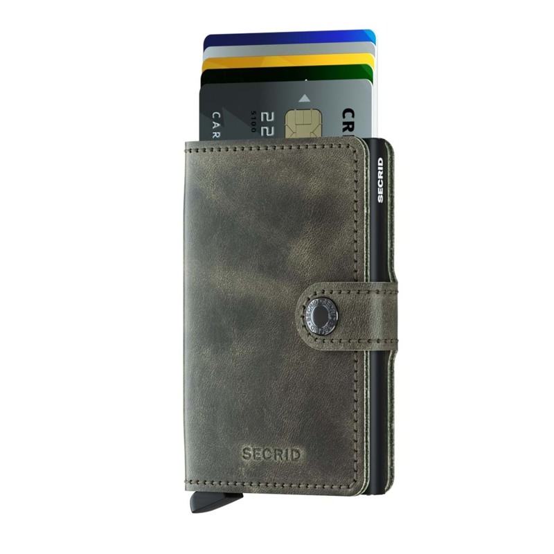 Secrid Kortholder Mini wallet Oliven/sort 2