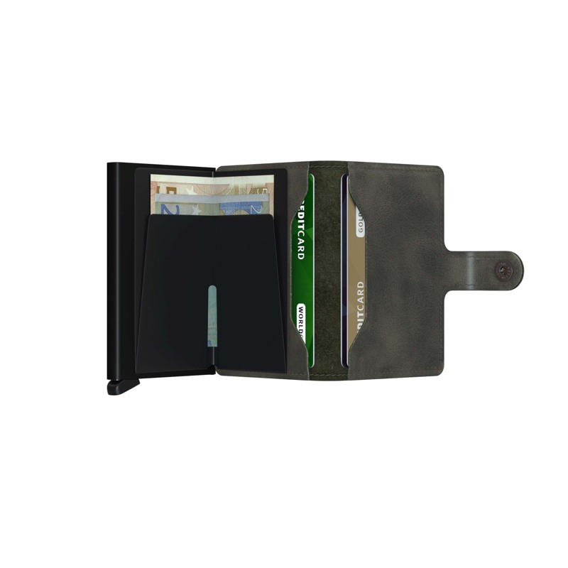 Secrid Kortholder Mini wallet Oliven/sort 3