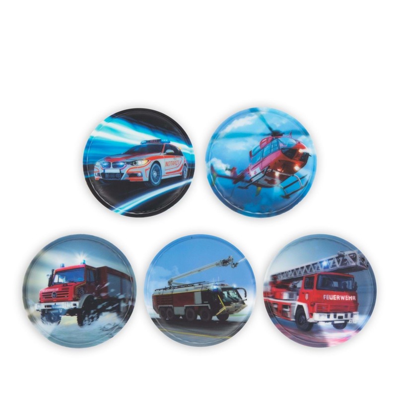 Ergobag Badge Kletties Fire Service Blå/rød 1