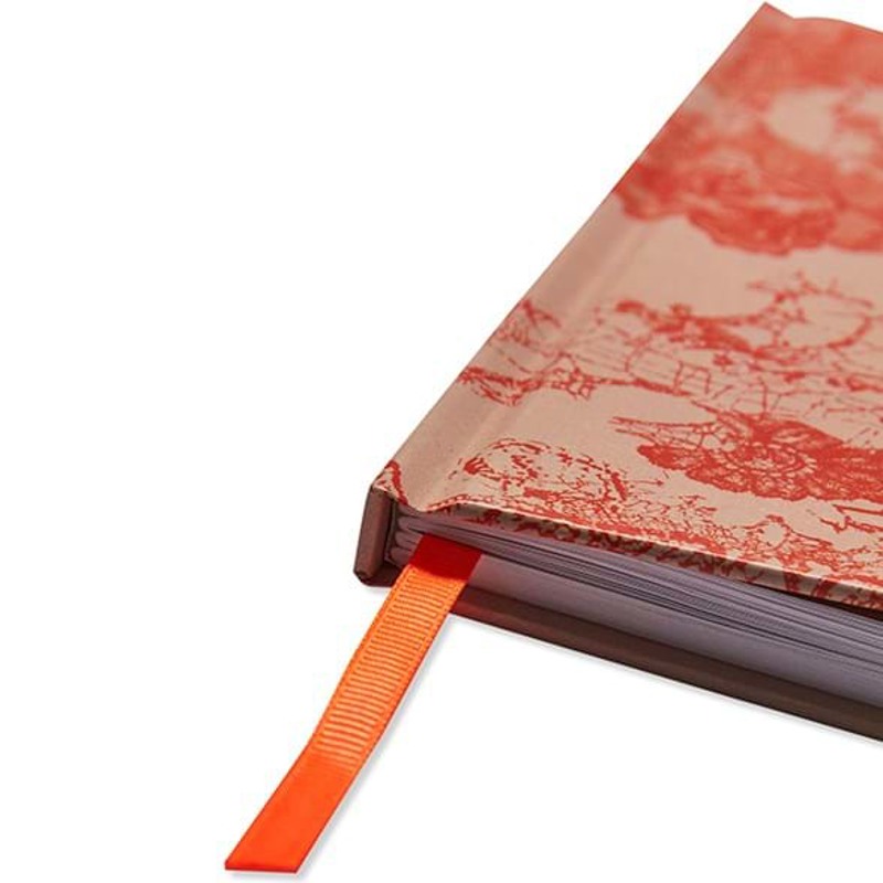 Bella Ballou Notebook, Lace A5 Orange Mønster 2