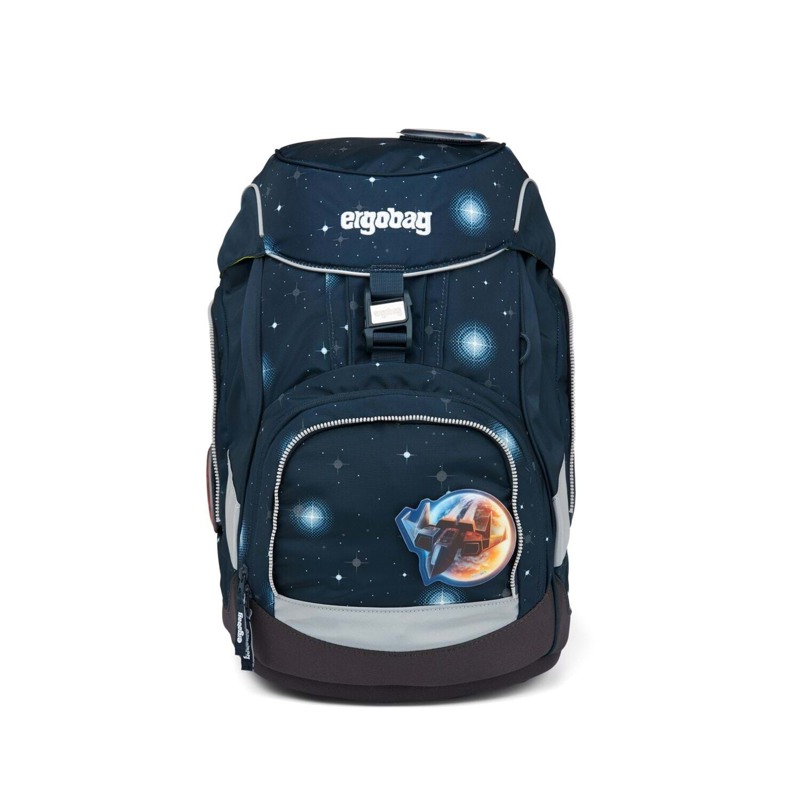 Ergobag Skoletaskesæt Pack Galaxy Glow Blå m/stjerner 2