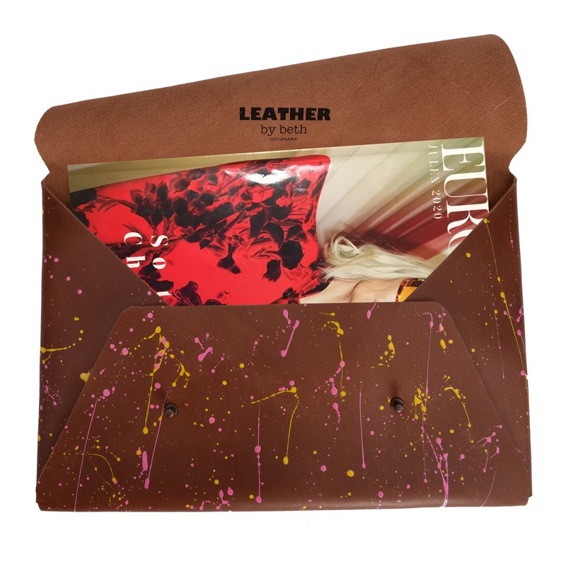 Leather by Beth Fashion MacBook Pro Air Sleeve Brun 4