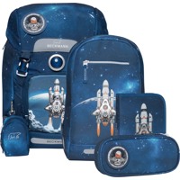 Beckmann Skoletaskesæt Space Mission Air blue 1