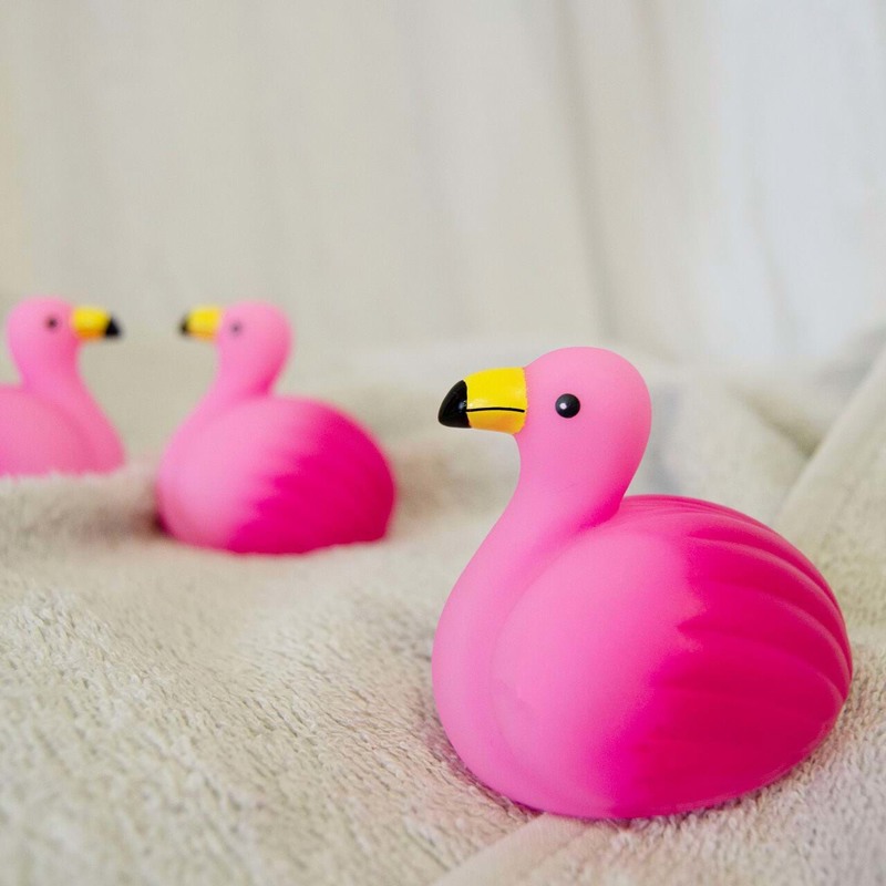 Magni Bade-flamingo m. lys Pink 2