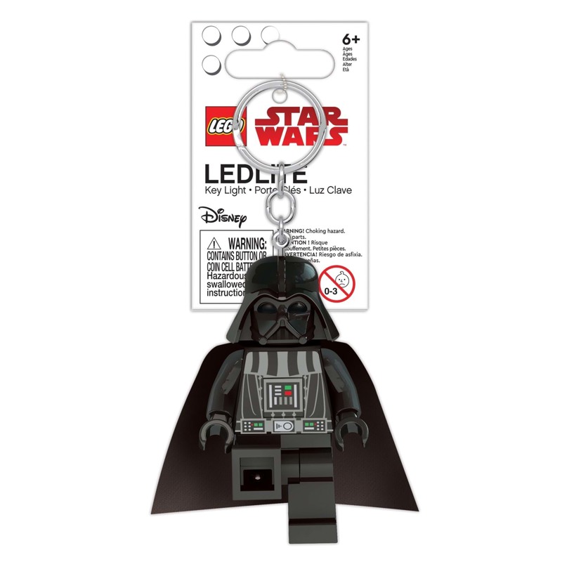 LEGO Bags Nøglering med LED lys Darth Va Sort 3