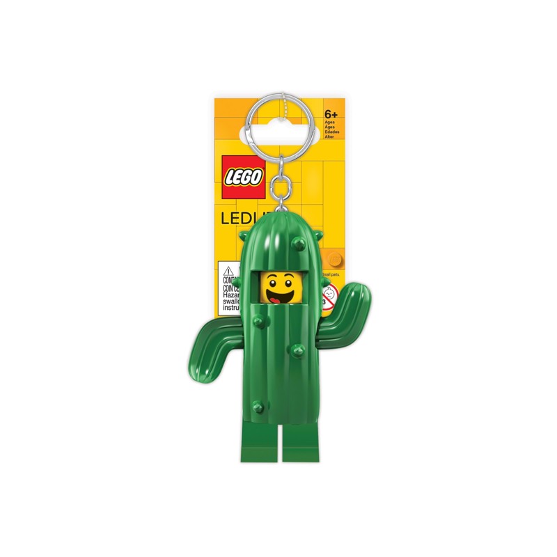 LEGO Bags Nøglering m/lys Cactus Boy Grøn/sort 2