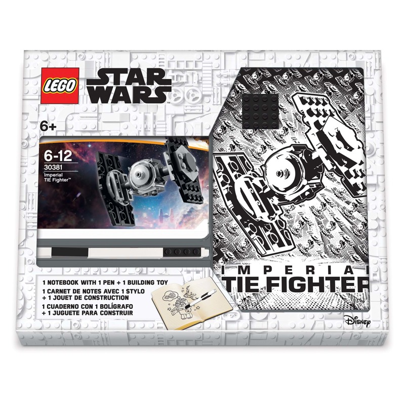 LEGO Notesbog med indhold Tie Fight Hvid 1
