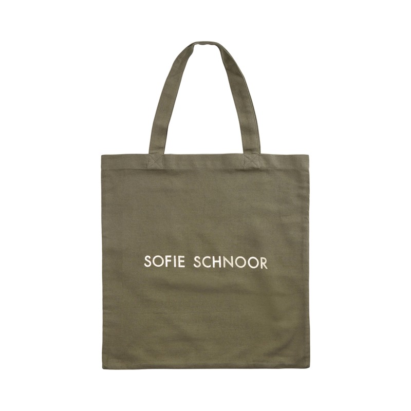 Sofie Schnoor Girls Shopper Tote Filippa Army Grøn 2
