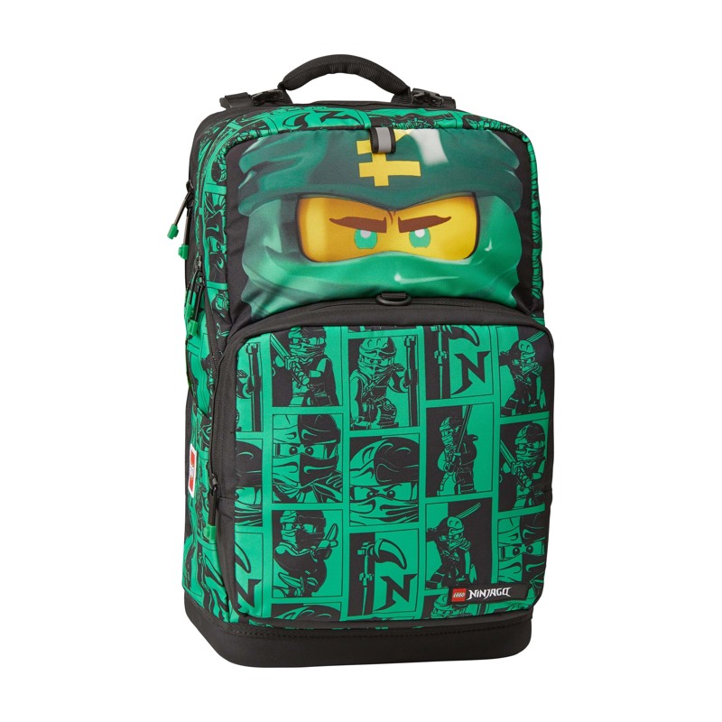 LEGO Bags Skoletaske Maxi+ Ninjago Green Grøn 1
