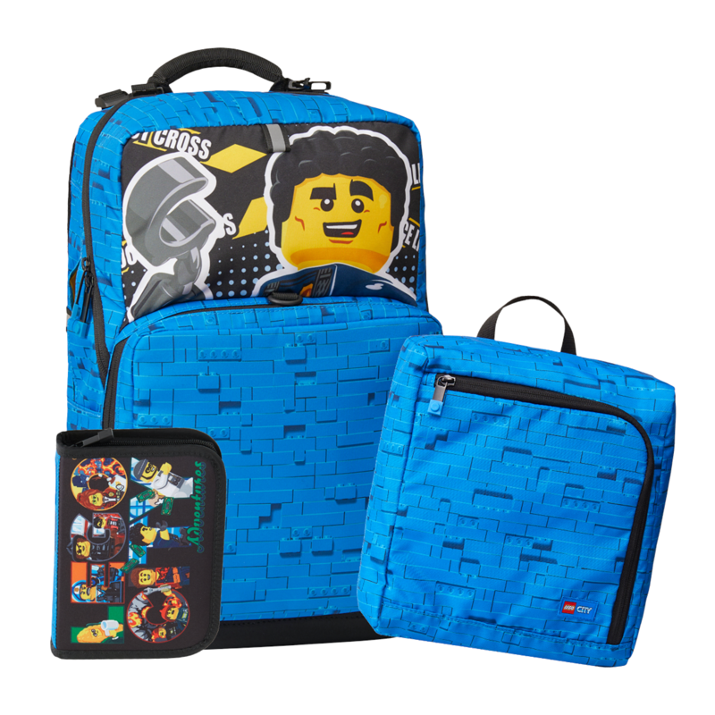 LEGO Bags Skoletaskesæt Optimo+ City Pol Blå/sort 1