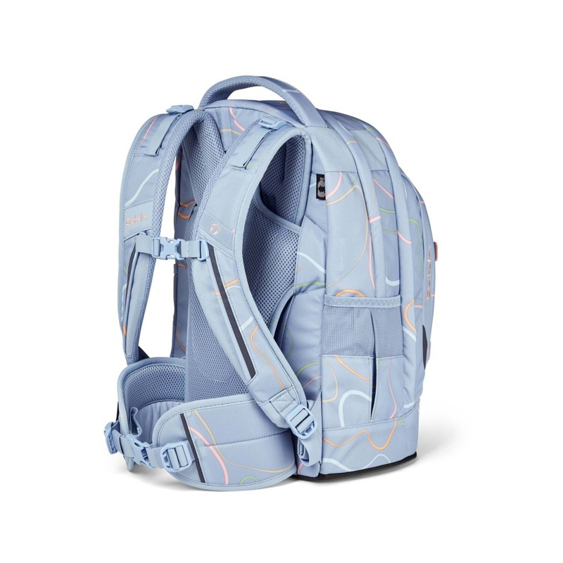 Satch Skoletaske Pack Vivid Blue Lyseblå 4