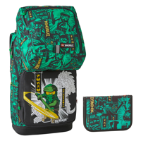 LEGO Bags Skoletaskesæt Optimo S Ninjago Grøn/sort 1