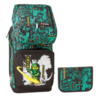 LEGO Bags Skoletaskesæt Maxi+ Ninjago Grøn/sort 1