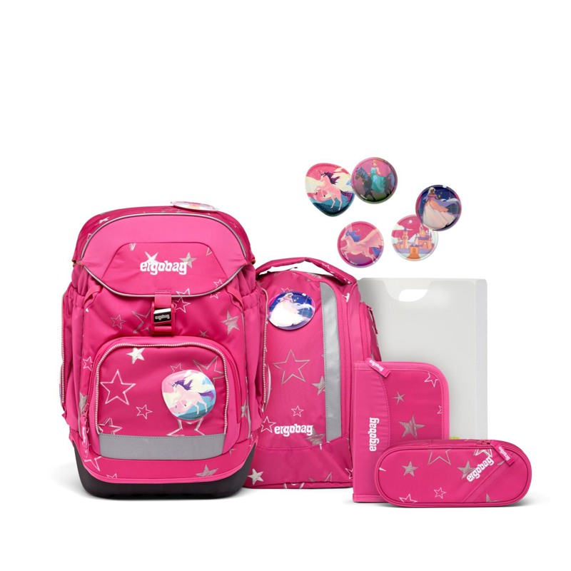 Ergobag Skoletaskesæt Pack Starlight Pink 1