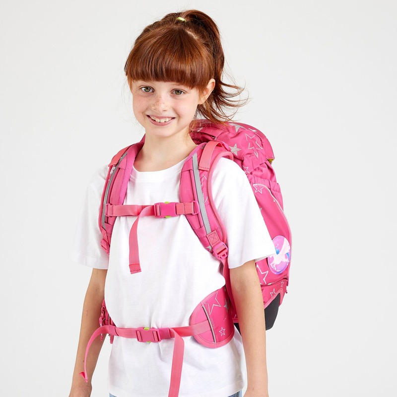 Ergobag Skoletaskesæt Pack Starlight Pink 6